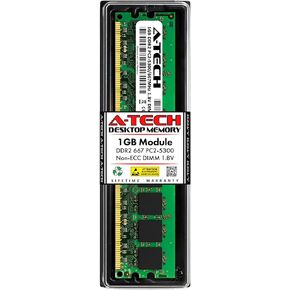 A-Tech 4GB (2x2GB) DDR2 800MHz UDIMM PC2-6400 CL6 1.8V DIMM Non-ECC Unbuffered Desktop RAM Memory Modules