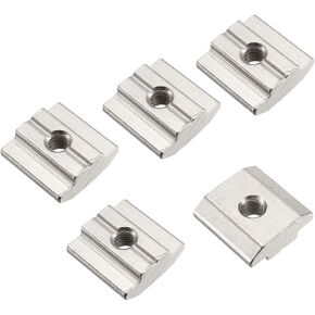 uxcell Slide in T-Nut, M4 Threaded for 3030 Series Aluminum Extrusions Profile, Pack of 20
