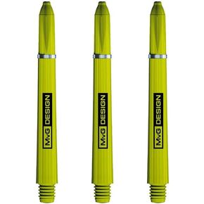 سيقان نايلون مميزة من WINMAU MvG Van Gerwen، أعمدة سهام قوية، قصير 36 مم، أخضر (3 مجموعات)