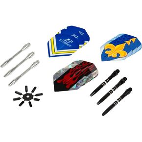 Narwhal 20-Piece Dart Accessory Kit - Includes 6 Flights, 6 Shafts, & 8 Flight Protectors