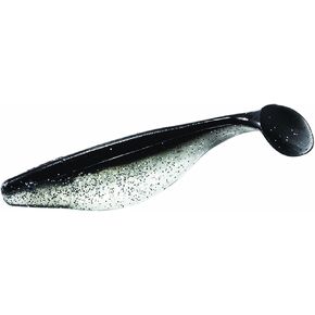 Mister Twister 3" Sassy Shad, Clear,Silver FLK,Black Back, One Size (3SA10-0S) in Kuwait