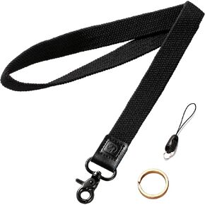 Stretchy Neck Lanyard for Keys ID Badges, Cute Keychain Lanyard Super Soft Nylon Badge Lanyard, Long Lanyards for Teacher Office Women Men Card Wallet Holder