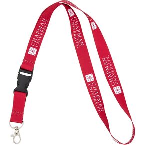 Desert Cactus Chapman University Lanyard Panthers Car Keys ID Badge Holder Keychain Detachable Breakaway Snap Buckle (Red)