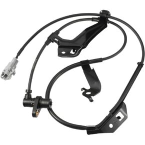 Motoforti ABS Sensor, Front Right ABS Wheel Speed Sensor, for Toyota RAV4 2001-2005, Plastic Metal Rubber, No.8954242040, Black