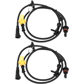 OCPTY Left+Right+Rear ABS Wheel Speed Sensor ALS72 fit for Chrysler Town & Country for Chrysler Voyager, 2001-2007 for Dodge Caravan, 2001-2002 for Chrysler Grand Voyager Pack of 2