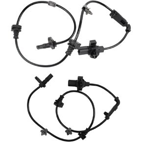 TRQ Front ABS Wheel Speed Sensor Set Compatible with 2016-2020 Honda Civic 2019-2021 Insight