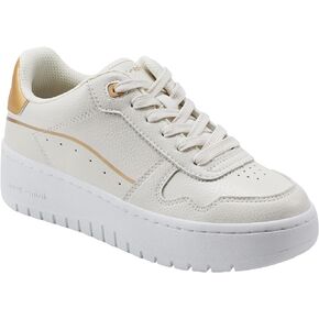 Easy Spirit Women's Onyx Sneaker, Cream Gold, 6