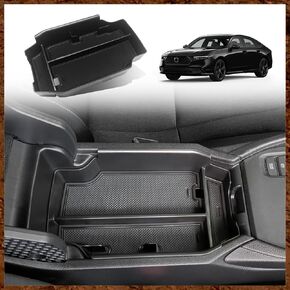 for Accord 2024 2023 Center Console Organizer Armrest Storage Box Divider Insert Tray Compatible with Honda Accord 2023 Accessories LX EX Sport Hybrid EX-L Sport-L Touring (V1 with Card Slot)