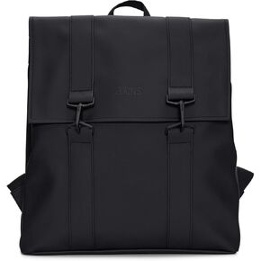 RAINS Messenger Bag, Backpack, Classic Contemporary for travel and everyday use - Black