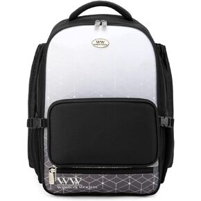 WARRON WOODS Pro Series Softball Baseball Backpack Gray/Black with Pocket