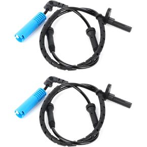 ECCPP Left+Right+Rear ABS Wheel Speed Sensor ABS Sensor fit for 2006-2007 for BMW 525xi, 2008-2010 for BMW 528i, 2009-2010 for BMW 528i xDrive, 2004-2007 for BMW 525i Set Of 2