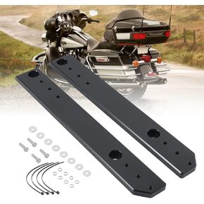 ملحق صندوق الدراجة النارية/الأمتعة: مجموعة أدوات نقل Tour-Pak القابلة للتعديل لدراجات Harley النارية 2009-2013 Touring Road King Electra Street Road Glide Trikes in Kuwait