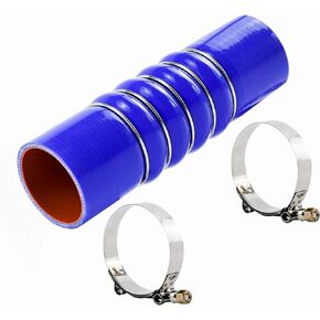 Silicone Upper Radiator Coolant Hose With Clamps 2.5" ID F50-6308 28359 for PACCAR Peterbilt Kenworth Replacement