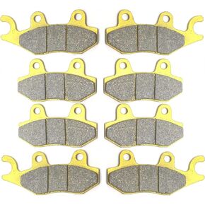 Master Chen Front Rear Brake Pads for MASSIMO Knight Alligator MSA MSU 500 700 800 2015-2016 - HISUN 400 450 500 550 700 750 800 1000 Forge Sector Crew Strike Tactic 15-16 FA135 FA165 Brakes MC0505