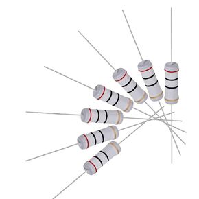 uxcell 20Pcs 20 Ohm Resistor, 3W 5% Tolerance Metal Oxide Film Resistors, Lead, Flame Proof for DIY Electronic Projects and Experiments
