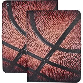 Case for iPad 6th/5th Generation 2018/2017 Model 9.7-Inch, Premium PU Leather Folding Stand Shell Multiple Viewing Angles TPU Protective Cover, Baseball in Kuwait