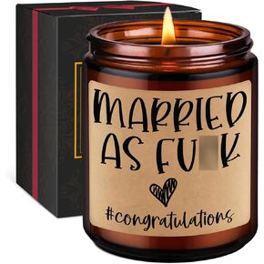 GSPY Wedding Candles, Wedding Gifts, Honeymoon Gifts, Wedding Gifts for Couple, Wedding Gifts for Newlyweds - Wedding Gift, Newlywed Gifts for Couples, Funny Wedding Gifts for Bride & Groom