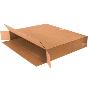 Partners Brand PHD30624FOLMS Heavy-Duty Side Loading Moving Boxes, 30" Length x 6" Width x 24" Height, Kraft (Pack of 10)