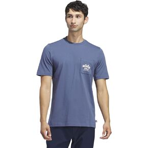adidas Men's Golf Ball Retrieval Graphic Pocket Tee