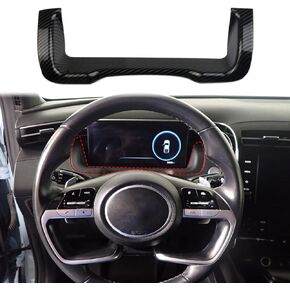 Korlot Carbon Fiber Center Console Dashboard Cover Trim for Hyundai Tucson/Santa Cruz 2022+