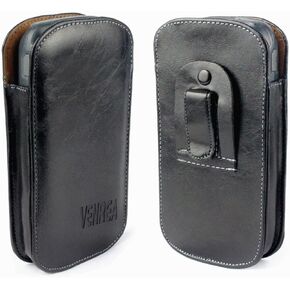 TC70 TC75 TC77 Scanner Holster,Portable Leather Case,Rugged Carrying Case, Fit for TC52 TC53 TC58 TC21 TC26 CT60 CT40 EDA52 Most Handheld Barcode Mobile Compute,with Metal Clip & Belt Loops