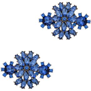 Ruihfas Fashion 2Pcs Korean Fashion Rhinestones Flower Shoe Clips Wedding Party Shoes Buckles Decorations