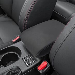 INTGET Center Console Armrest Cover for 2015-2021 2022 Subaru WRX Accessories 2016 2017 2018 2019 2020 Leather Middle Arm Rest Lid Protector Interior Accessories for WRX