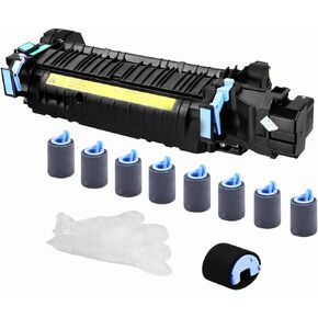 CE246A (RM1-5550) Deluxe Maintenance Kit Compatible with Color Laserjet CP4025 / CP4525 / CM4540 / M651 / M680,110V Fuser Unit Kit Includes RM1-5550 Fuser, Transfer Roller, Tray 1-5 Rollers