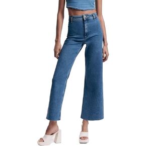 Wide Leg Jeans for Women High Waisted Stretch Casual Work Baggy Denim Pants Trousers 2023