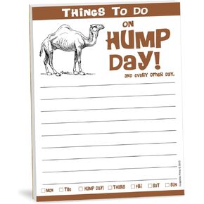 Hump Day Notepad, 4 x 5.25-inches