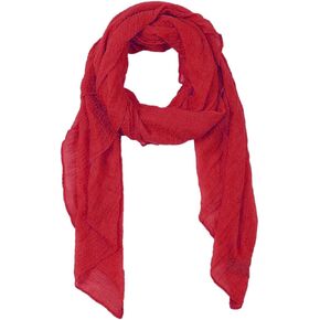 Belsen Summer Cotton Blend Crinkle Lightweight Soft Scarf Shawl Wrap 65 × 30 inch