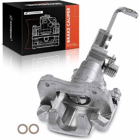 A-Premium Disc Brake Caliper Assembly with Bracket Compatible with Select Honda Models - Accord 1991 1992 1993 1994 1995 1996 1997 - Rear Left Driver Side
