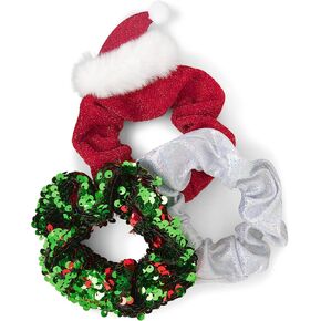 The Children's Place Girls' 3-Pack Christmas Hair Accessories, Headband and Clips, Multi Color, NO_Size in Saudi Arabia