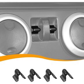 Hoolcar Center Control Car Window Switch Button Cover Trim Interior Accessories Fit for 2007-2011 Jeep Wrangler JK JKU, Aluminum Alloy, Purple, 4PCs