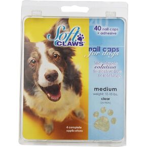Canine Soft Claws Dog and Cat Nail Caps Take Home Kit, Medium, Natural