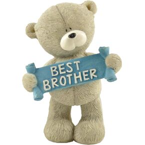 ENNAS Collectible Teddy Bear Figurine - Perfect Cake Topper for Dad, 3.9 Inches Tall