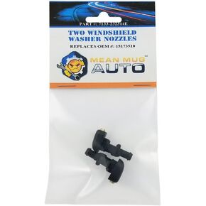7133-232314E (Two) Front Windshield Washer Nozzles - Compatible with Chevrolet (Chevy), GMC, Pontiac, Hummer - Replaces OEM #: 15173510, 20820073