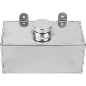 Car Windscreen Washer Bottle, Aluminium Windscreen Washer Bottle 2L Polished Intercooler Spray Tank Universal Car Parts