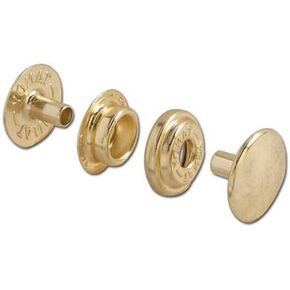Tandy Leather Line 24 Snaps Brass Plate 100/pk 1263-11