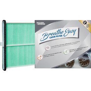 Spearhead HEPA Breathe Easy Cabin Filter, Up to 99.97% Filtration of 0.3 Micron Particles w/No Airflow Reduction (BE-811H)