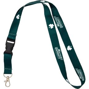 Desert Cactus Mercyhurst University Lanyard Lakers Car Keys ID Badge Holder Keychain Detachable Breakaway Snap Buckle (Green)