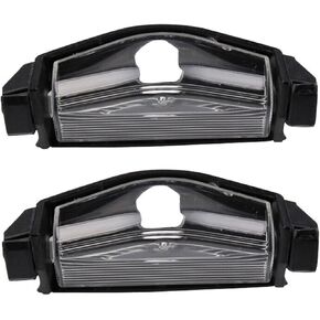 Pair License Plate Lamp Light Shell Cover for Mazda 2 3 M2 M3 2011-2013 BS1E-51-274E BS1E-51-274F License Plate Light Housing Cover for Mazda 2 2011-2013 for Mazda 3 2009-2013