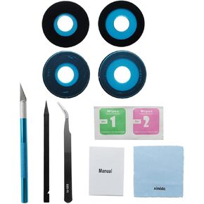 2PCS OEM Original Camera Glass Lens Replacement for Samsung Galaxy Z Flip 3 5G F7110 with Adhesive Preinstalled Includes Repair Toolkit and Installation Manual in Kuwait