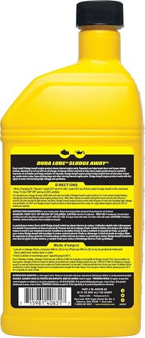Dura Lube HL-40831-06 Sludge Away Engine Cleaner, 32-Ounce, Single,Black Bottle in Saudi Arabia
