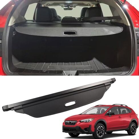 غطاء شحن Marretoo for 2024 Subaru Crosstrek Impreza Hatckback لملحقات Subaru Crosstrek غطاء صندوق السيارة 2018 2019 2020 2021 2022 2023 2024 (غير مناسب للمكونات الإضافية والهجينة) in Kuwait