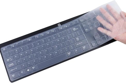 غطاء لوحة المفاتيح لجهاز HP USB Slim Business Keyboard KU-1469 SK-2120 KB-1469 803181 & HP EliteOne 800 G4 الكل في واحد، واقي لوحة المفاتيح HP Slim - شفاف in Saudi Arabia