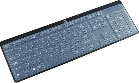غطاء لوحة المفاتيح لجهاز HP USB Slim Business Keyboard KU-1469 SK-2120 KB-1469 803181 & HP EliteOne 800 G4 الكل في واحد، واقي لوحة المفاتيح HP Slim - شفاف in Saudi Arabia