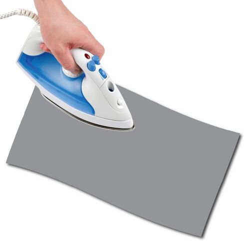 USIT, 1pc Thermoadhesive Cotton Repair Patch, 18"x4.5", Lightweight and Resistant, Bordeaux in Saudi Arabia