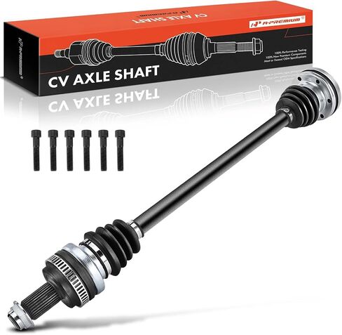 A-Premium CV Axle Shaft Assembly Compatible with BMW X3 2004 2005 2006 2.5L 3.0L, Automatic trans, Rear Left Driver Side, Replace# 31217540115, 33207524041 in Saudi Arabia