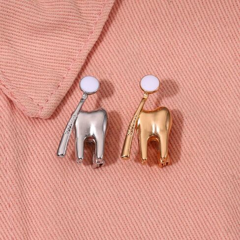 8 Pcs Tooth Brooch Women Girls Lapel Pin Cute Creative Tooth Molar Enamel Pin Funny Happy Tooth and Toothbrush Wearing Masks/Bow Tie /Christmas Hat Tooth Pin Charm Dentist Cartoon Pin Nurse Brooch Doctors Nurse Decor Gift in Saudi Arabia